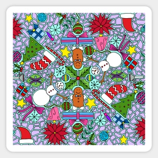 Christmas Mosaic Sticker